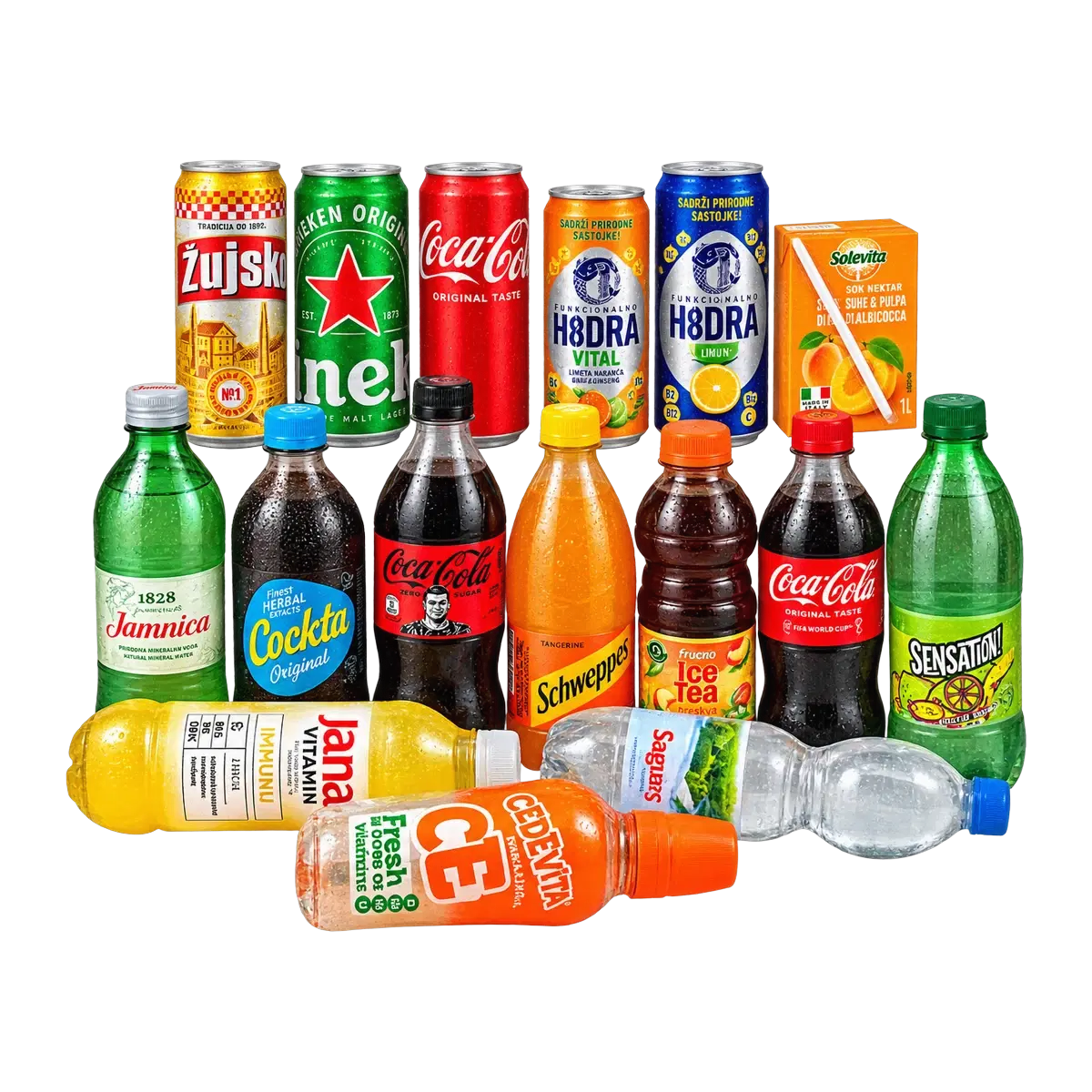 Wasser, Säfte und Softdrinks aus unseren Automaten